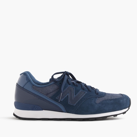 new balance navy 696 sneakers